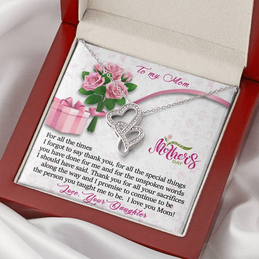To My Mom - "Thank You for your Sacrifices" - Necklace