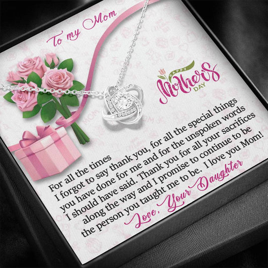 To My Mom - "I Forgot to say Thank You" - Necklace