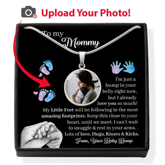 To My New Mommy - "I Already Love You So Much" - Upload Photo Necklace